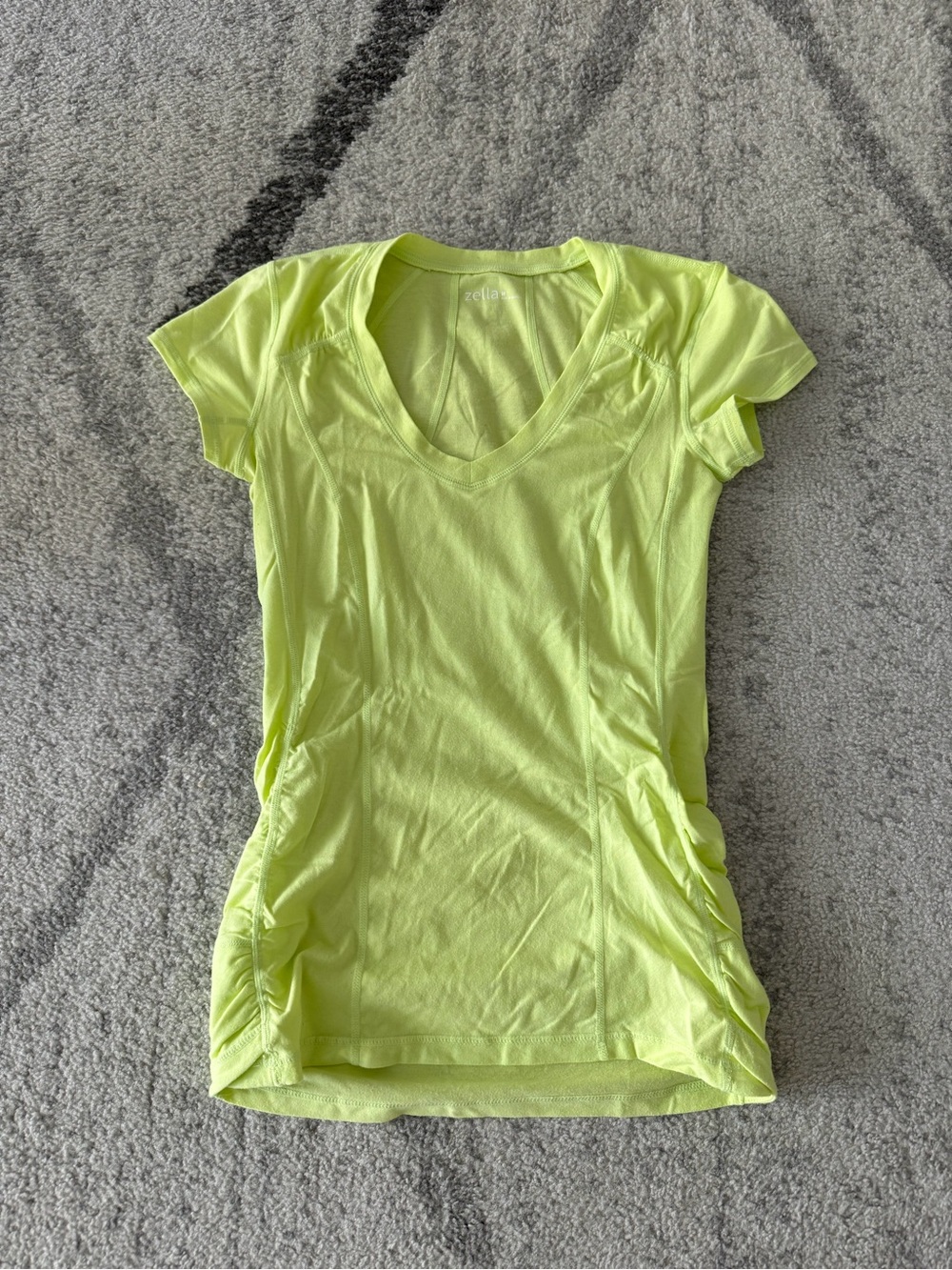 Zella Women's Neon Yellow Active Tee